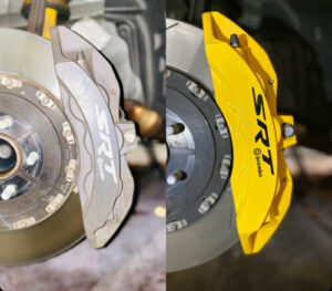 Brake Caliper Painting Services at Rims and Calipers Paint in Atlanta, Ga, and surrounding areas