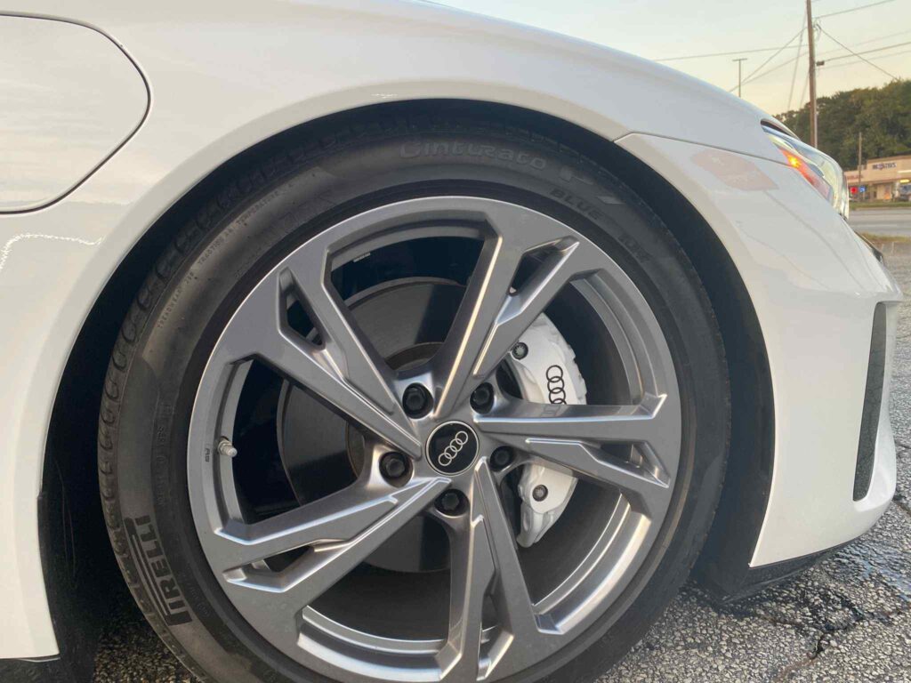 Rims and calipers paint 2022 Audi e tron GT Calipers Paint after Atlanta Ga calipers